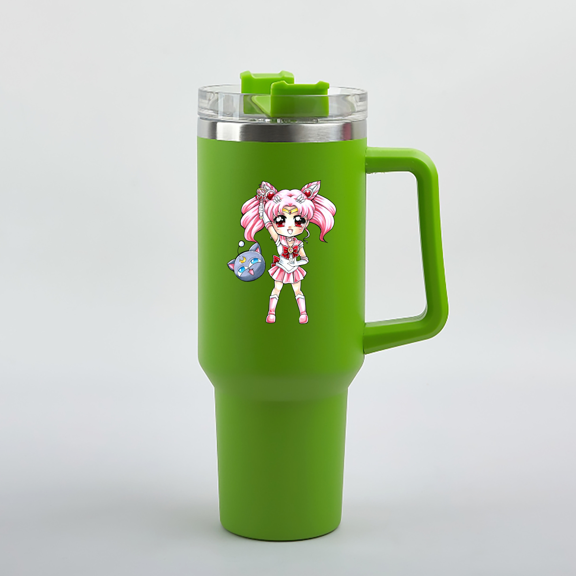 （画像用） 美少女戦士セーラームーン ちびうさ Sailor Moon Chibiusa Tsukino Usagi Small Lady Serenity 1200mL車用タンブラー（カラープリント）